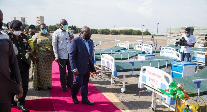 President Akufo-Addo donates 10,000 beds