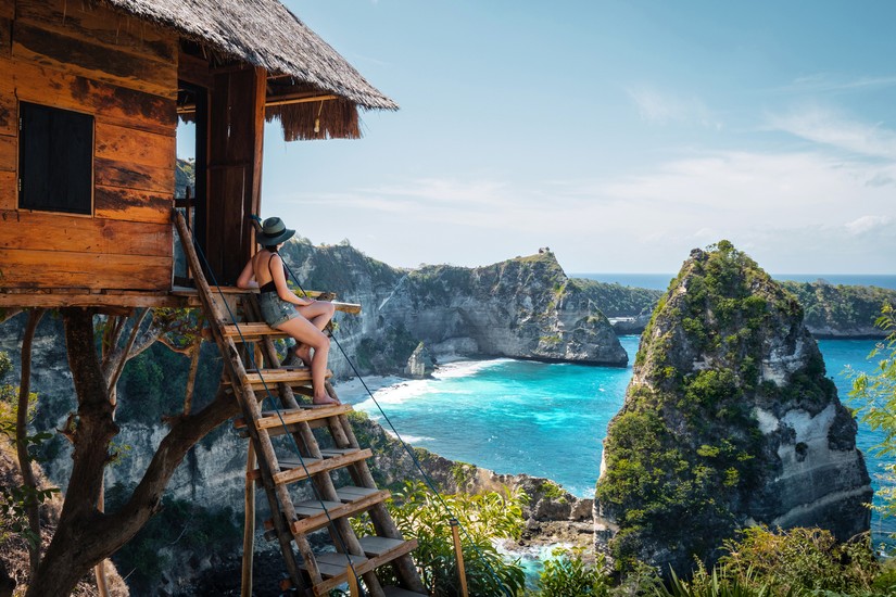 Domek na drzewie, Bali, Indonezja