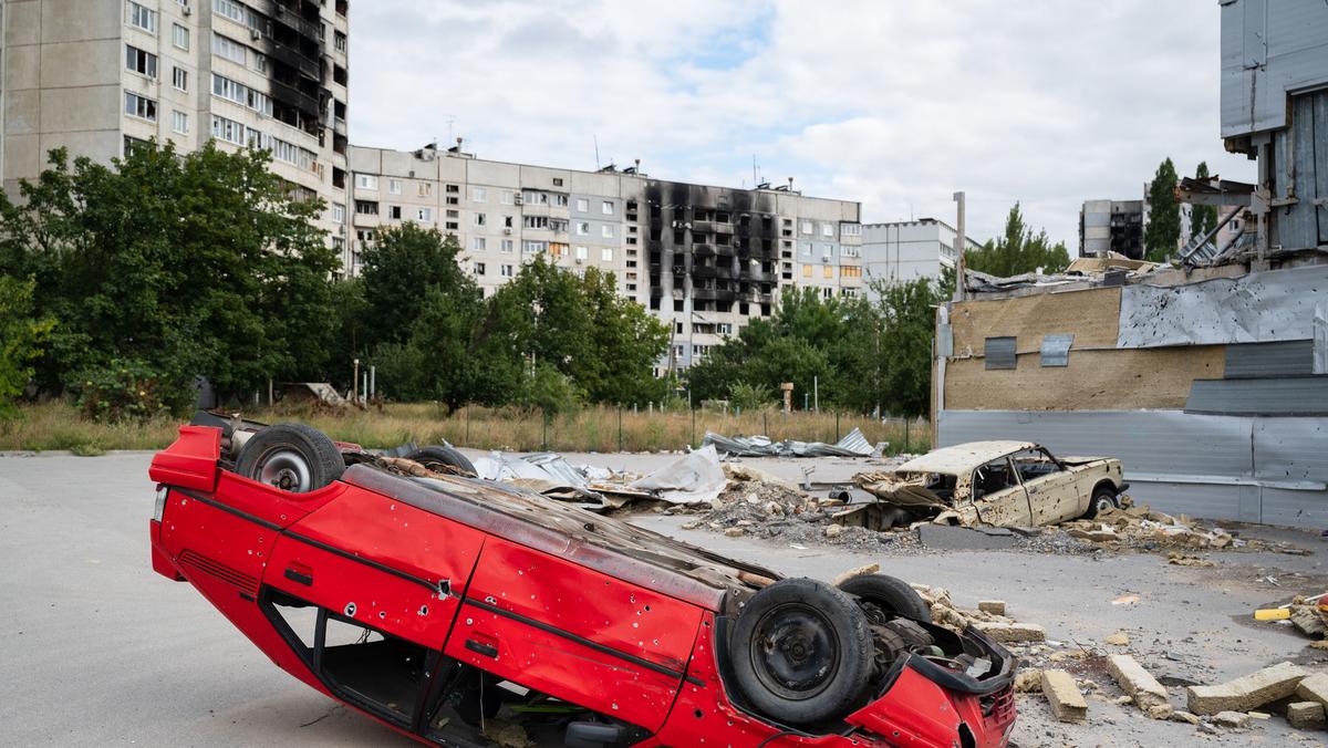 Zniszczenia w Charkowie
