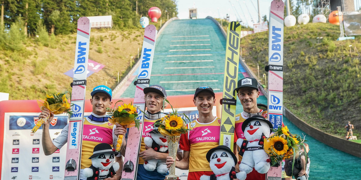 MACIEJ KOT, DAWID KUBACKI, KAMIL STOCH , PIOTR ZYLA