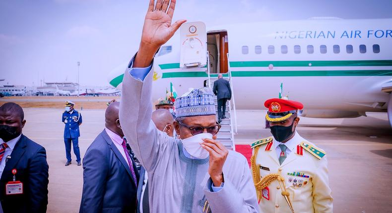 Buhari returns from Abu Dhabi amidst Electoral Act confusion.