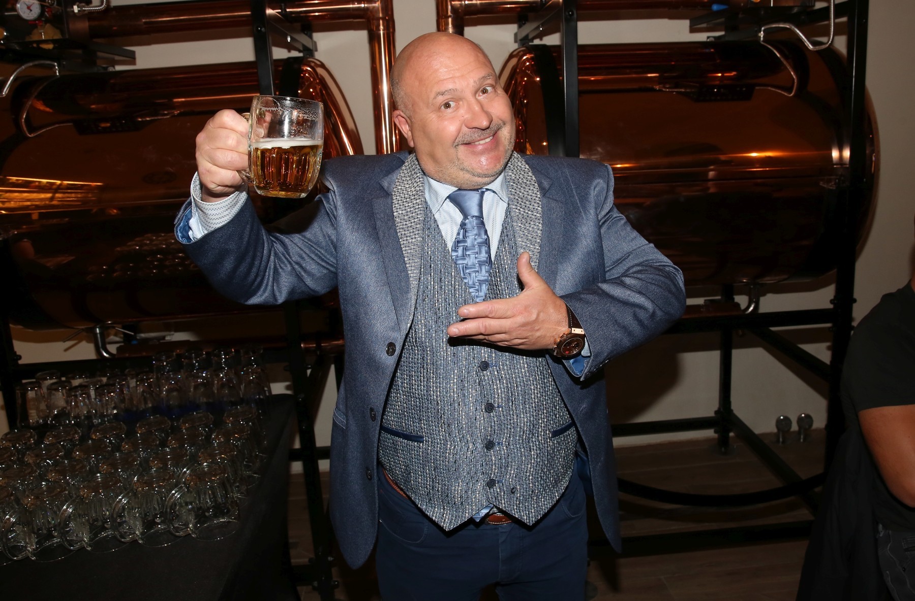 Český spevák Michal David. 