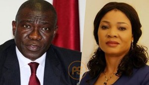 Senator Ike Ekweremadu and wife, Beatrice Nwanneka. [Business Day]