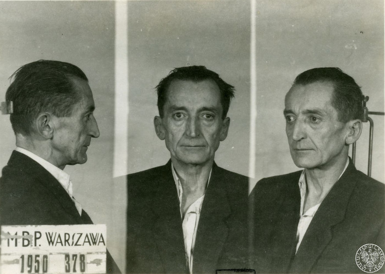 Emil Fieldorf po aresztowaniu w 1950 r.