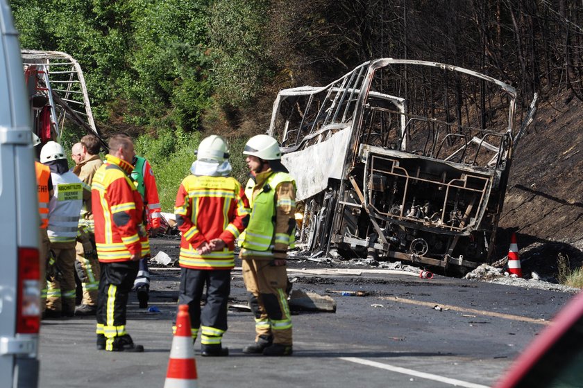 Straszny wypadek autokaru w Niemczech!