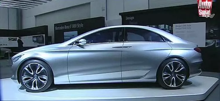 Mercedes F 800 Style: Zielona limuzyna przyszłości
