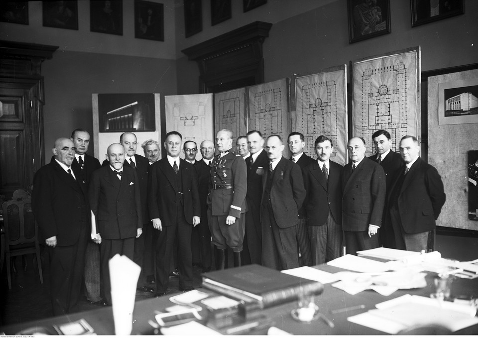 Muzeum Narodowe w Krakowie. Posiedzenie Komitetu Wykonawczego Budowy Muzeum Narodowego w Krakowie (1934)
