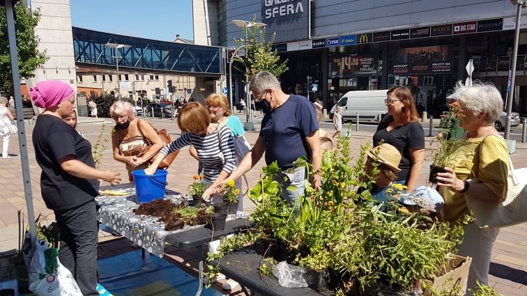 Bielsko-Biała. Akcja "Sadzimy Wodę"