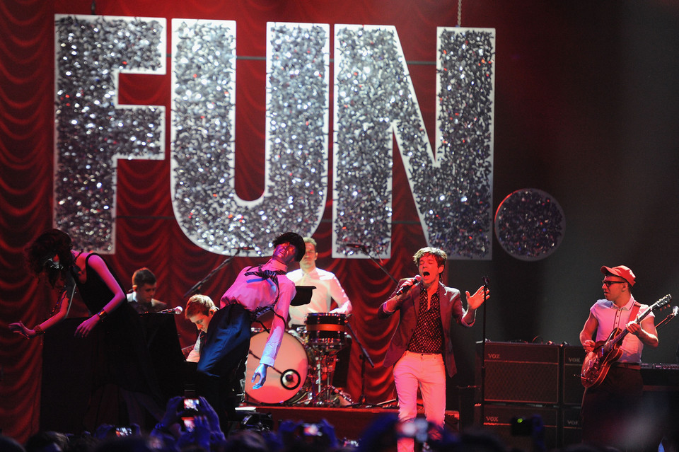 MTV EMA 2012 - .fun (fot. Getty Images)