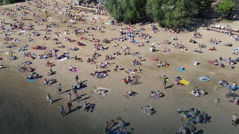 Plaża Poniatówka w Warszawie