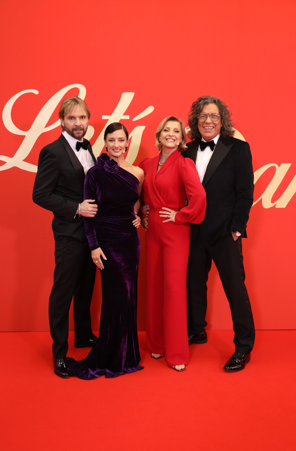 Ján Ďurovčík, Laura Arcolinová, Tatiana Drexler a Richard Genzer na Let’s Dance.
