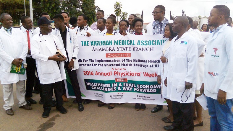 Image result for nigerian federal health workers asso pictures