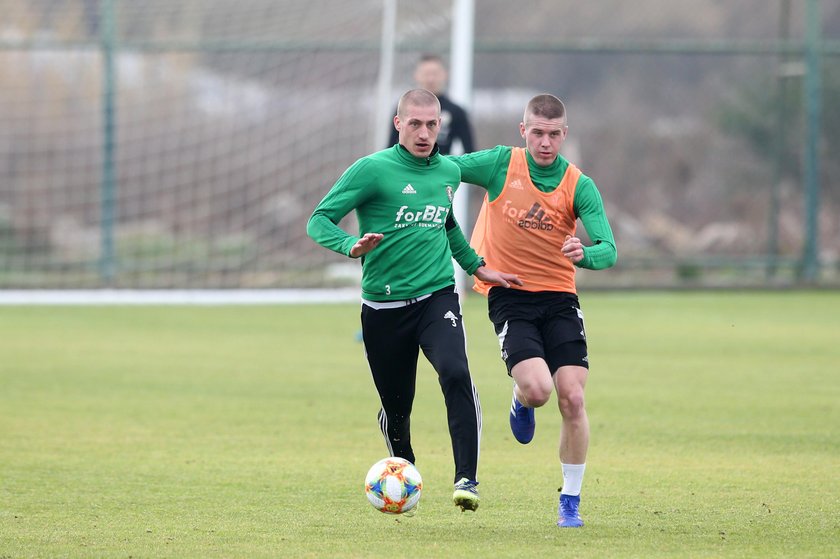 Pilka nozna. Ekstraklasa. Slask Wroclaw. Zgrupowanie w Turcji. Trening. 25.01.2019