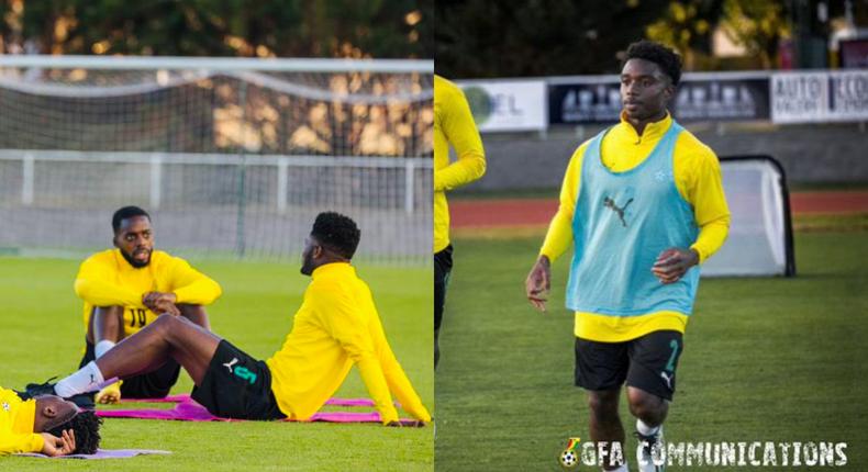 Photos: Tariq Lamptey, Inaki Williams train with Black Stars for the first time