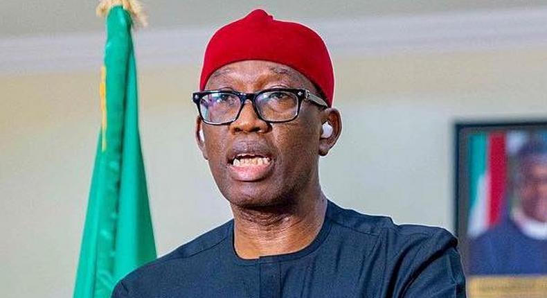 Delta State Governor, ifeanyi okowa. [Ripples]