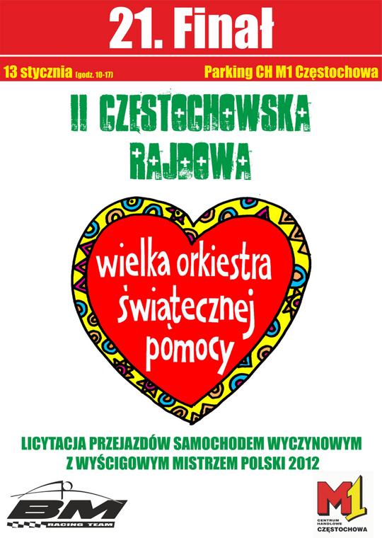 Bartłomiej Mirecki wspiera WOŚP w Częstochowie 