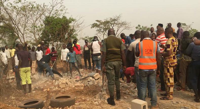 Dead bodies discovered in church building foundation