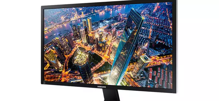 Samsung U28E590D to propozycja dla osób szukających najtańszego monitora 4K
