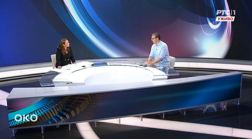 Vučić u emisiji Oko