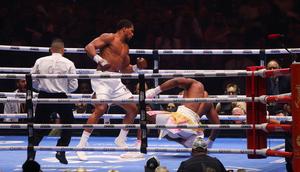 Boxe Les images du kO infligé par Joshua à Ngannou