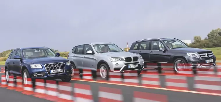 SUV-y z oszczędnymi dieslami - Audi Q5 kontra BMW X3 i Mercedes GLK