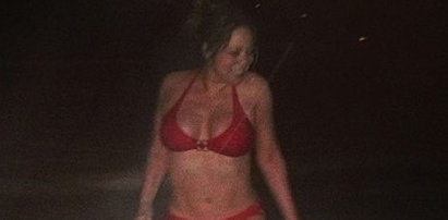 Mariah Carey w bikini na śniegu!
