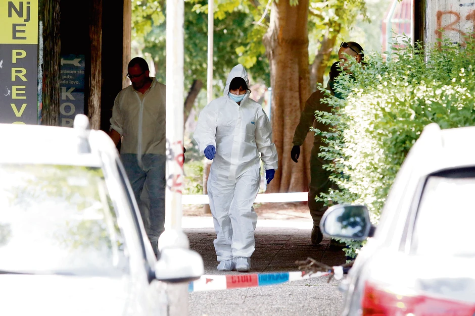 Gorg Darmanović, uviđaj nakon ubistva