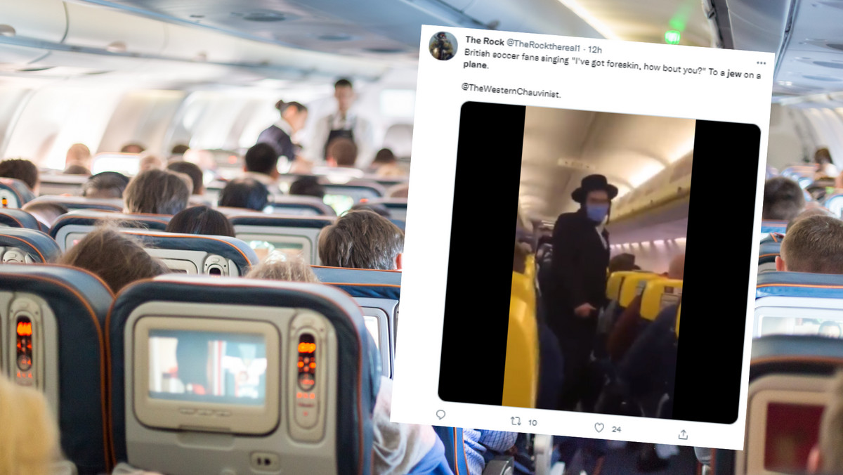 Antysemickie zachowanie pasażerów w samolocie. Wyciągną konsekwencje