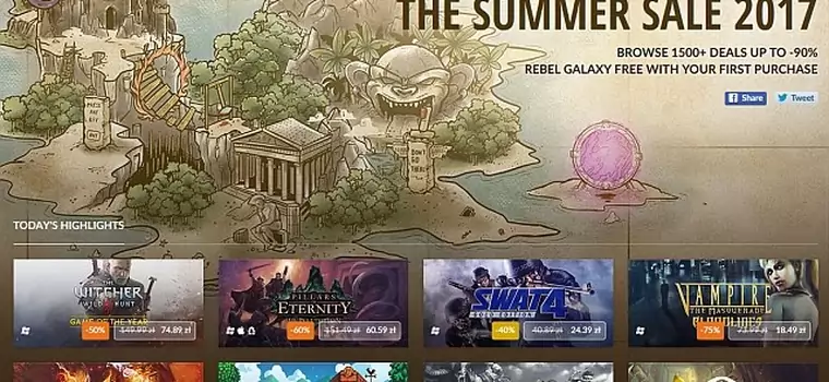 GOG - ruszyła letnia wyprzedaż. Darmowe Rebel Galaxy przy pierwszym zakupie