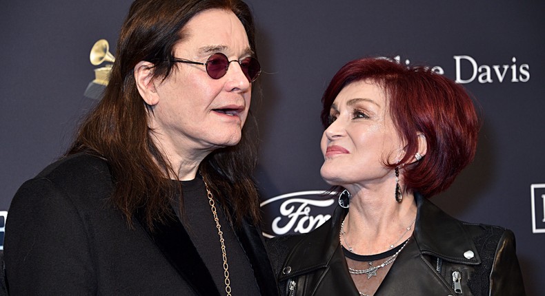 Sharon Osbourne admits she once pooped in husband Ozzy Osbourne's weed bag to stop him from smoking.Gregg DeGuire/Getty Images for The Recording Academy