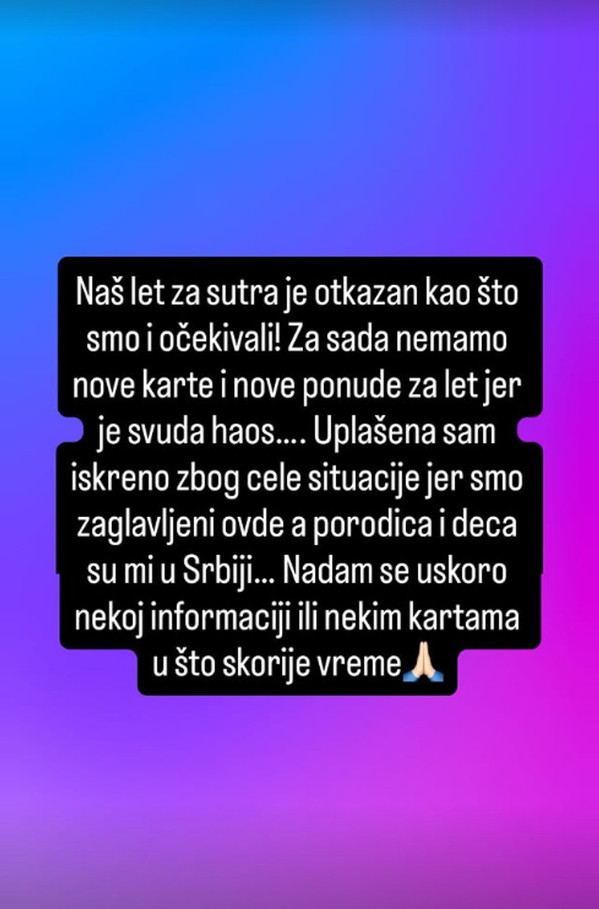 Luna i Marko zaglavljeni na Maldivima, ona se oglasila preplašena: "Deca su mi u Srbiji, nemamo karte"