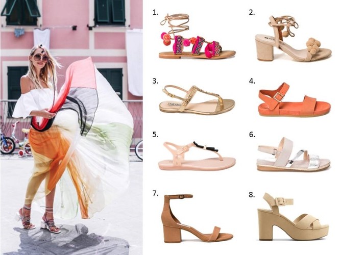 Modne sandały na lato 2017