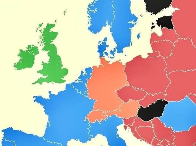 Širi se nova karta Evrope, a Srbija na njoj zašla debelo u crveno