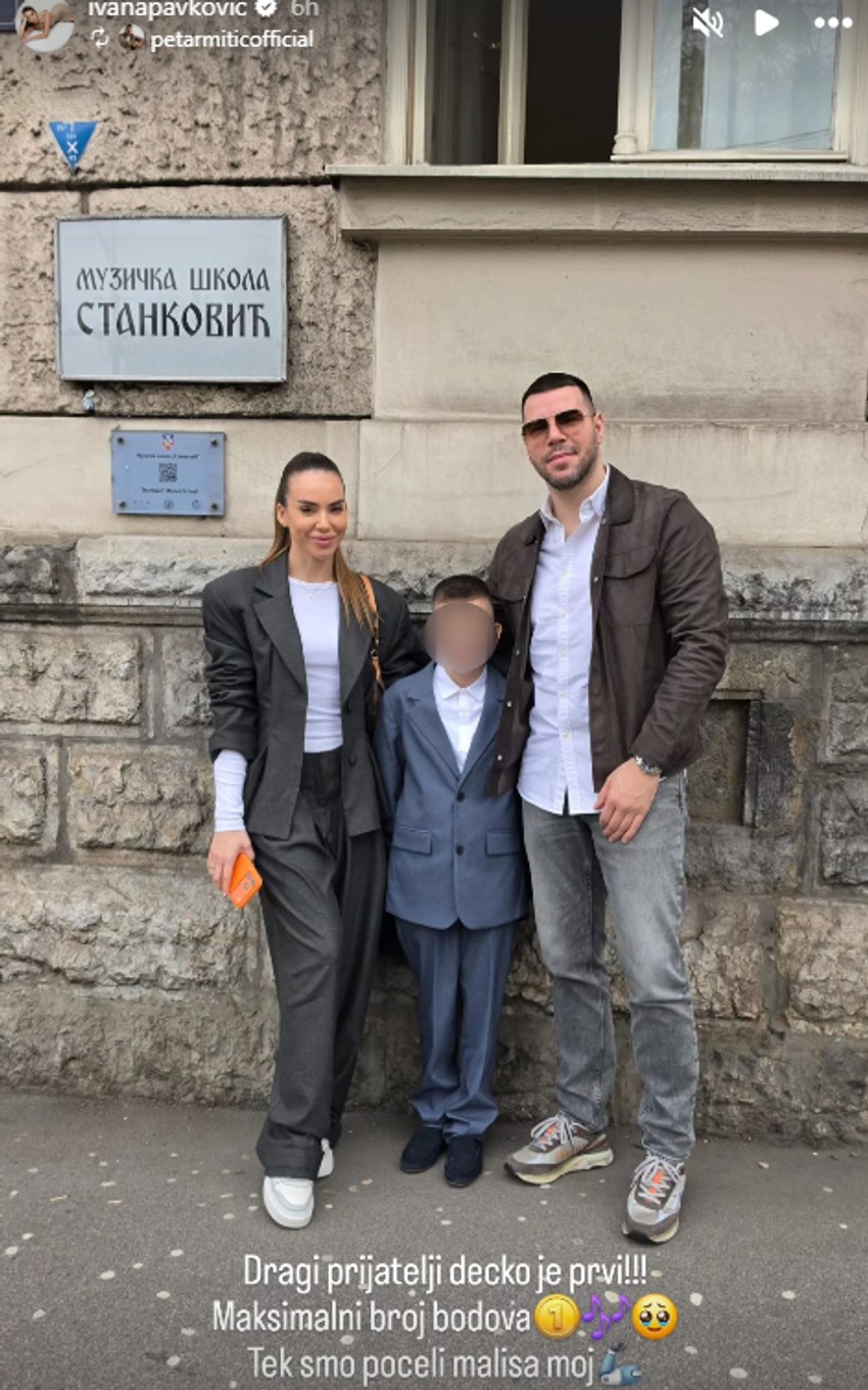 Ivana i Petar sa sinom