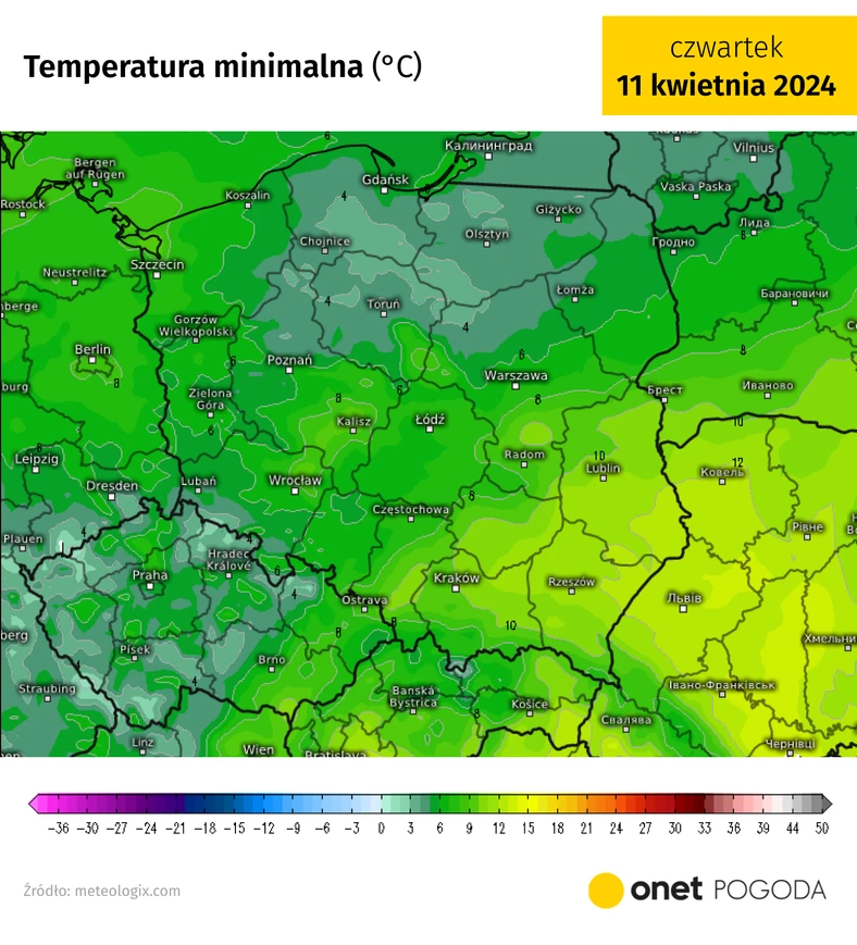 To będzie chłodna noc