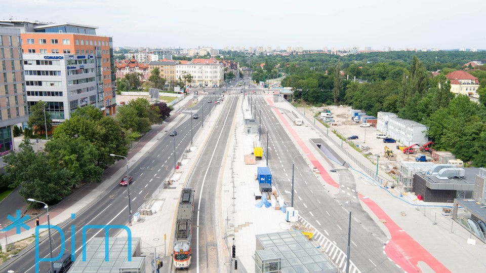 
Rondo Kaponiera prawie gotowe. Najnowsze zdjęcia z lotu ptaka