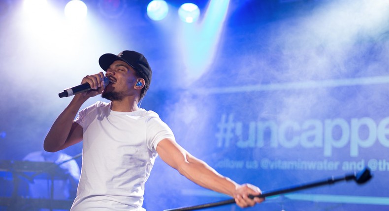 Chance the Rapper performing in New York.Photo by Dave Kotinsky/Getty Images for vitaminwater