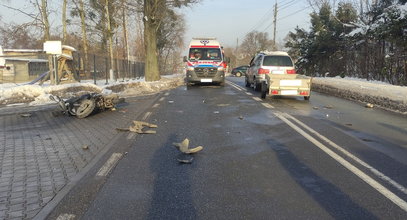 Tragiczny wypadek w Czerwionce-Leszczynach: 73-letni motorowerzysta nie żyje