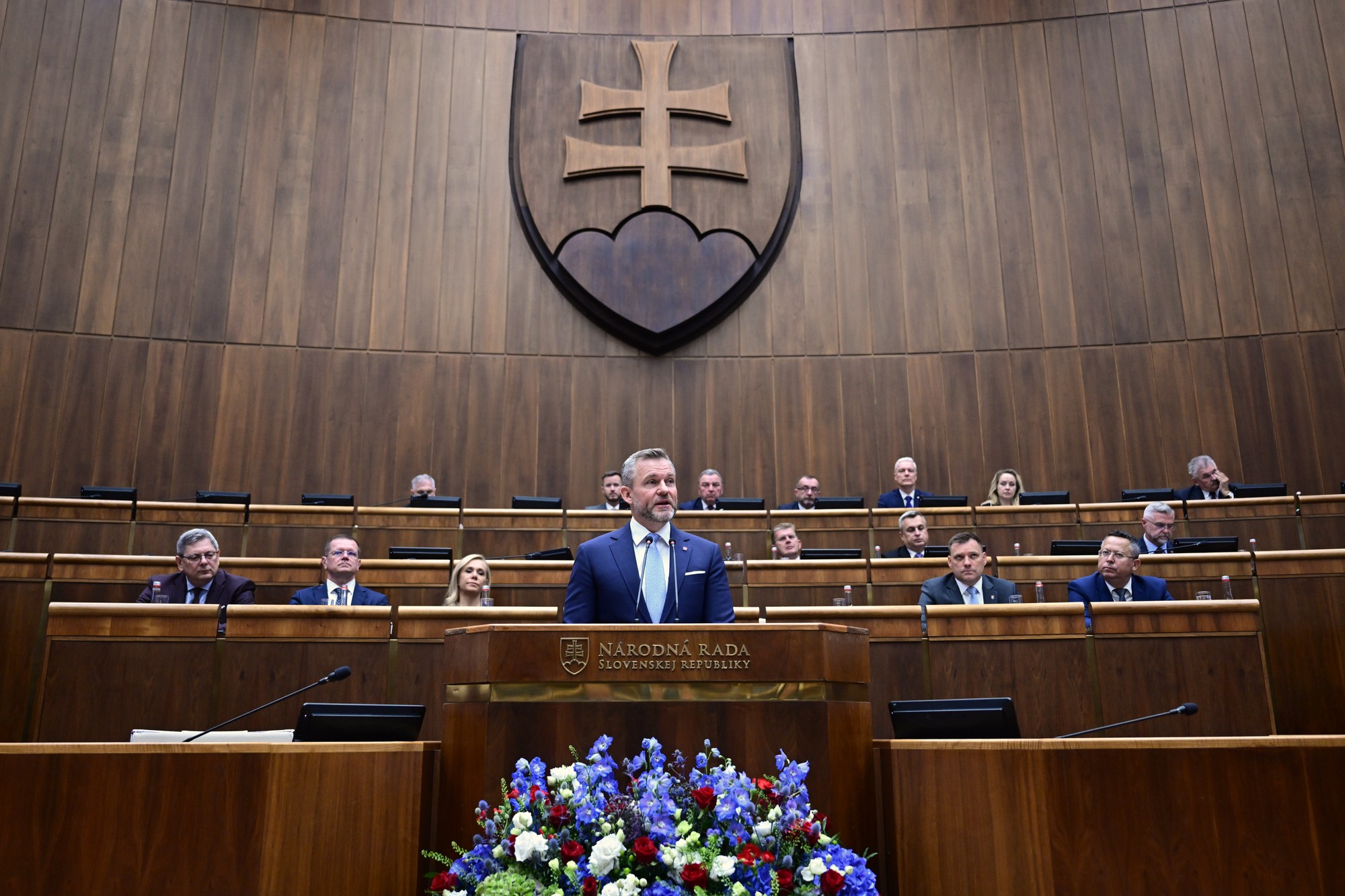 Peter Pellegrini predstavil správu o stave SR v parlamente.