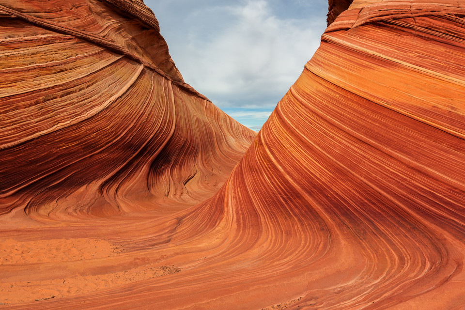 Formacja skalna The Wave (Fala) w Arizonie, USA
