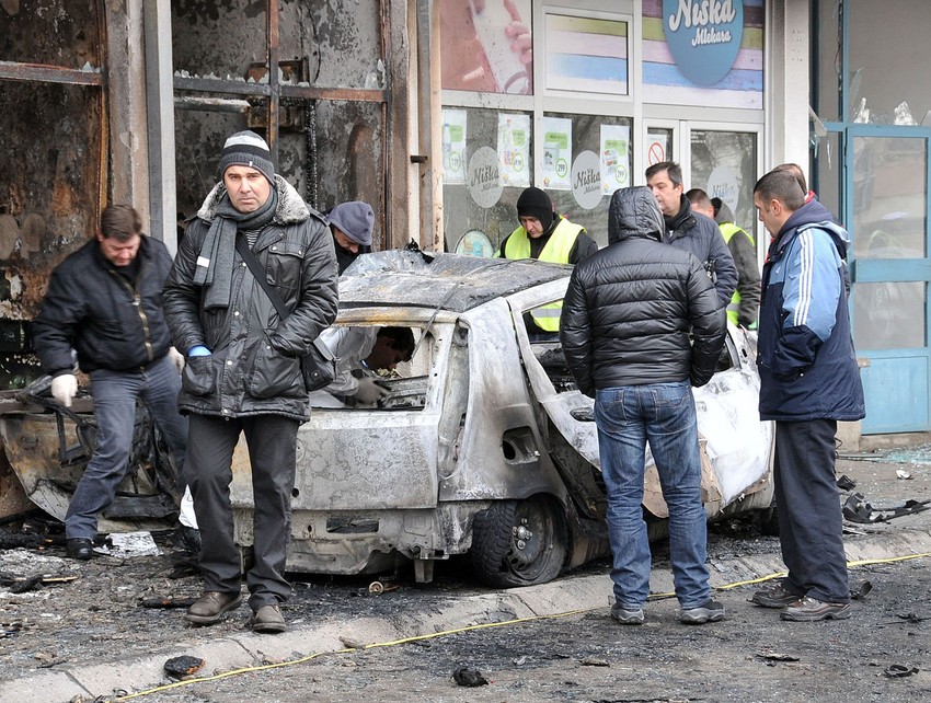 "Punto" je u eksploziji potpuno uništen