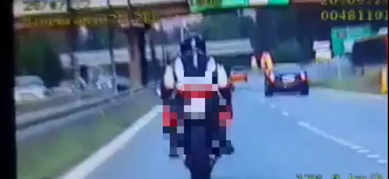 Motocyklista nie uciekł grupie SPEED. Dostał rekordowo wysoki mandat [Wideo]