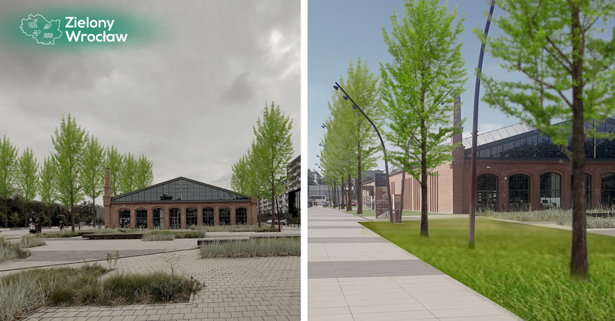 Plac przy Zajezdni tez ma być zielony