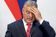 Viktor Orbán podczas konferencji prasowej, Budapeszt, 16 lutego 2024 r.