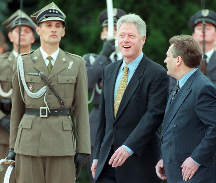 Bill Clinton i Aleksander Kwaśniewski (1997 r.)