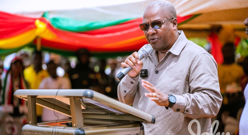 Former president, John Dramani Mahama.