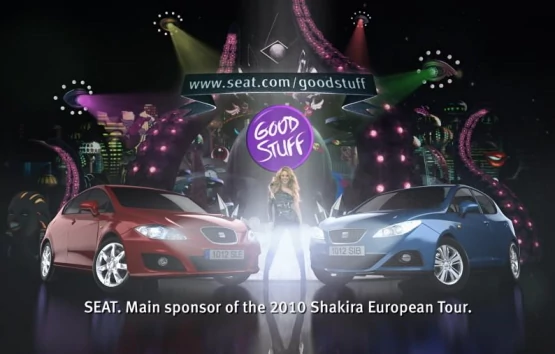 Seat i Shakira: reklama telewizyjna w technice animacji cyfrowej