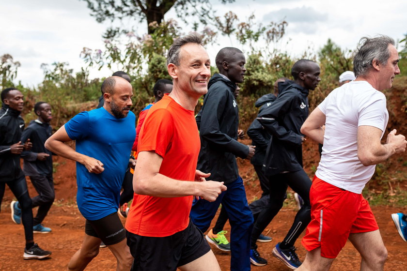 Eliud Kipchoge i Ryszard Opiatowski