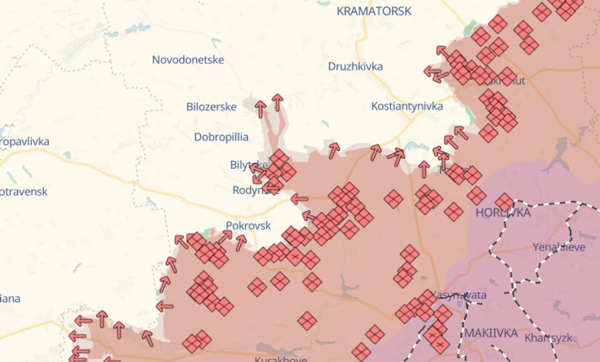 Stanje na frontu u Donjecku