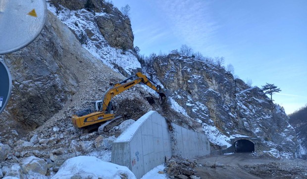 Put od Brodareva do graničnom prelaza Gostun zatvoren od subote